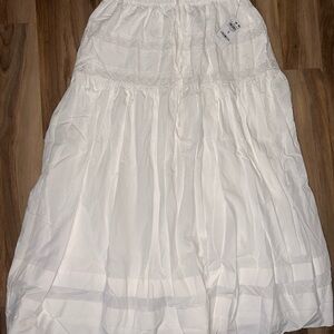 Chic White Maxi Skirt for Women